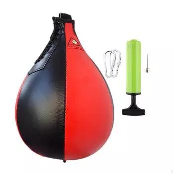 пакет, сверхмощный подвесной вертлюг из искусственной кожи для бокса, ММА, тайский чехол для тайского языка, фитнеса, борьбы, Black Red