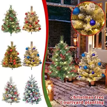 Пакет заземления сцены, пакет рождественской елки во дворе, рождественские украшения One Size