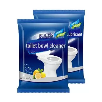 Пакетик с чистящим средством для туалета 25 г - дезодорирует, удаляет желтые пятна и накипь 25g