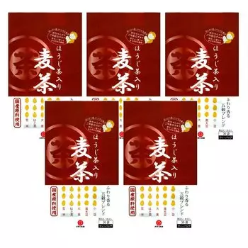 Пакетики ячменного чая Ochanomaruyuki с ходзичей 210 г x 5 шт.