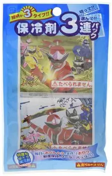 Пакеты для льда Asahi Koyo Bustaro Sentai Don Brothers Cold Pack, 3 шт., красные, Ш10 x В22 см, прибл.