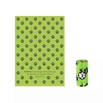 Пакеты для собачьих отходов с ароматом кофе 90 больших пакетов для отходов, очень толстые прочные пакеты для собачьих отходов из смеси кукурузного крахмала, непротекаемые One Size