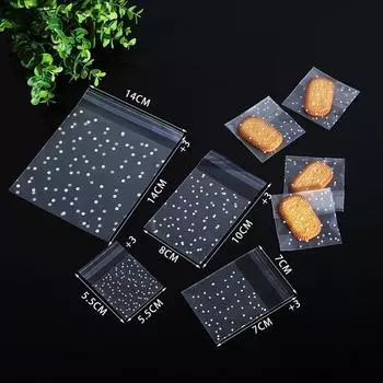 Пакеты для стаканчиков Бумажный мешочек Штук/партия Товары для вечеринок День рождения Рождество Свадьба Упаковка для печенья 100 Подарочный полупрозрачный мешочек. 9x15cm&5X5cm