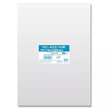 Пакеты Heiko OPP Pure Pack 1000 листов x 10 (без ленты) С31-43.5 (для A3) (100 мешков)