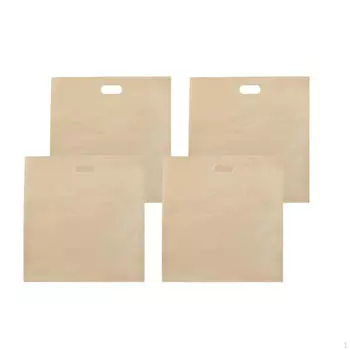 -Пакеты, пакеты для гриля, термостойкие, моющиеся, антипригарные, пакеты для запекания сэндвичей в духовке 16x18cm 4pcs