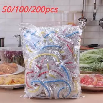 Пакеты с застежкой-молнией Пластиковые контейнеры для хранения Аксессуары для консервации Цветные пакеты для упаковки продуктов Пищевая свежая кухонная пленка