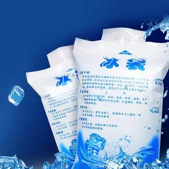 Пакеты со льдом для консервации, охлаждения, одноразовой инъекции воды, пакеты со льдом, экспресс-доставки продуктов питания и свежих продуктов, специальной хладоизоляции One Size белый