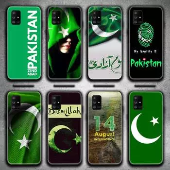 Чехол для телефона с флагом Пакистана для Samsung Galaxy A52 A21S A02S A12 A31 A81 A10 A30 A32 A50 A80 A71 A51 5G Galaxy A12