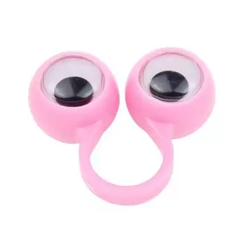 Пальцевая кукла E-yes Finger Spies Детская вечеринка Подарок на День дурака розовый