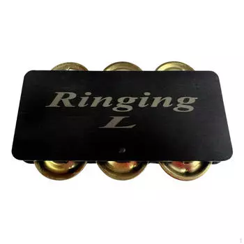 Пальчиковый тамбурин, колокольчик, погремушка, музыкальный ручной ударный металлический шейкер для певцов-вокалистов S