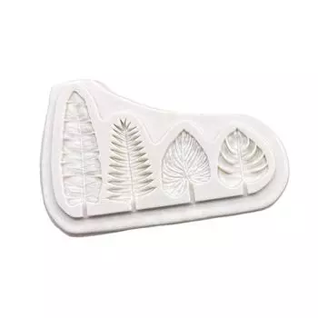 Пальмовый лист силиконовая форма для сахарного ремесла инструменты из смолы форма для выпечки кексов помадка