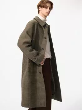 Пальто Балмакан Uniqlo Выкройка 34 BROWN/MEN S
