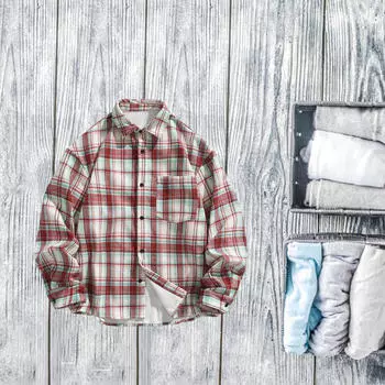 Пальто бойфренда на пуговицах, одежда из хлопка с лацканами, мужская рубашка для зимнего отдыха на открытом воздухе L