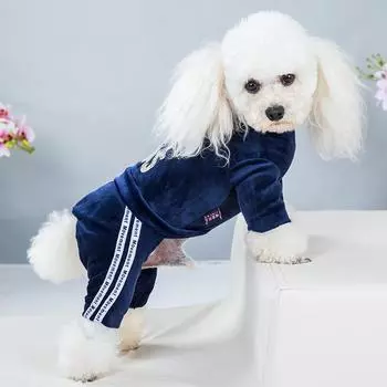 Пальто для собак на весну и осень, повседневное, с капюшоном, удобное, комбинезон XL красный