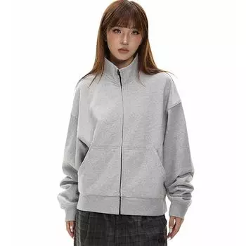 Пальто для женщин Хлопок Осень Зима Утолщенный флисовый свитшот Оверсайз Повседневный Пальто на молнии Куртка M белый