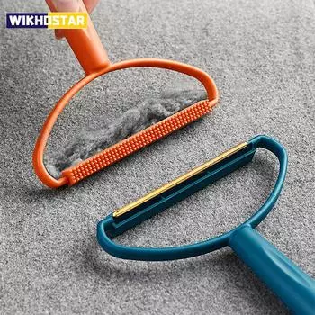 Пальто Головные уборы Триммер для удаления катышков Скребок для волос Портативный прибор для удаления катышков Ковер Шерсть Пальто Одежда Удаляющее средство для шерсти домашних животных Щетка для чистки синий