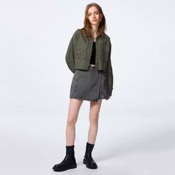 Пальто-халат из денима GU by Uniqlo