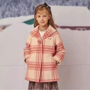 Пальто Hazzys Kids British с воротником-шалью Hqw13cc55m Pk Pink/120