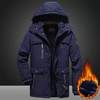 Пальто из бархатного утолщенного хлопка для молодых мужчин, утепленная куртка из хлопка, зимнее пальто большого размера из хлопка, пальто средней длины для мужчин M