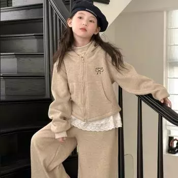 Пальто из хлопка для девочек Модное зимнее пальто из хлопка Толстое теплое пальто из хлопка для девочек 100cm серый