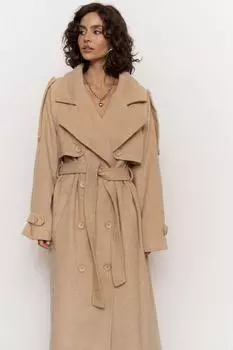 Пальто из кашемира из московской норки