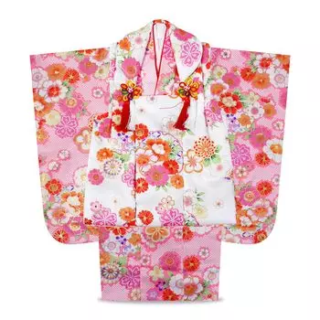 Пальто из ткани для девочки 3 лет, комплект кимоно, аксессуары, полный комплект из 9 предметов, 16 видов на выбор: розовый, красный, светло-голубой, синий, желтый, желтый, темари