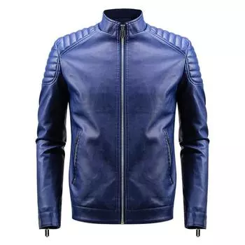 Пальто из вымытой кожи, корейское облегающее кожаное пальто в стиле мотоцикла, мужская кожаная куртка, пальто, мужское кожаное пальто M