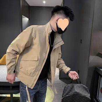 Пальто мужское весенне-осеннее повседневное пальто облегающая мужская бейсбольная форма M