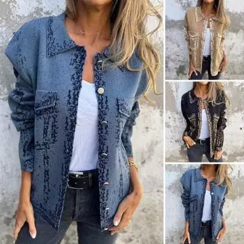 Пальто осень-весна с карманом-клапаном, отложным воротником, длинными рукавами, однобортным, на пуговицах, повседневная одежда в стиле ретро, верхняя одежда для активного отдыха, повседневная куртка XXXL хаки