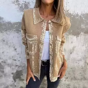 Пальто осень-весна с карманом-клапаном, отложным воротником, длинными рукавами, однобортным, на пуговицах, повседневная одежда в стиле ретро, верхняя одежда для активного отдыха, повседневная куртка M чёрный