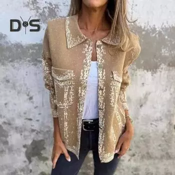 Пальто осень-весна с карманом-клапаном, отложным воротником, длинными рукавами, однобортным, на пуговицах, повседневная одежда в стиле ретро, верхняя одежда для активного отдыха, повседневная куртка XXL хаки