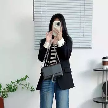 Пальто свободного покроя с зазубринами для женщин с длинным рукавом, повседневный свободный блейзер, профессиональные офисные блейзеры, осень XL