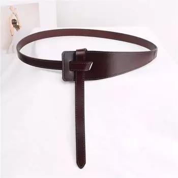 Пальто Тонкая Юбка Пальто Украшения Женские Пояса Пояс из ПУ кожи Завязанный Пояс Корсетный Пояс