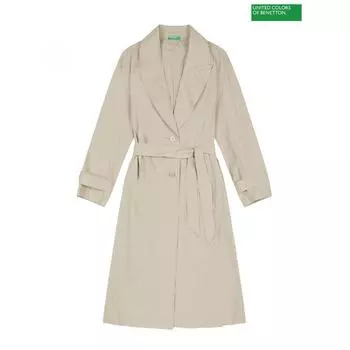 Пальто-тренч с вышивкой Benetton 3s 281ydn02j 39A_39A/S
