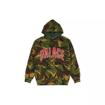 Palace Толстовка с карманом и большим логотипом алфавита, унисекс, камуфляжная толстовка P20CS074 M