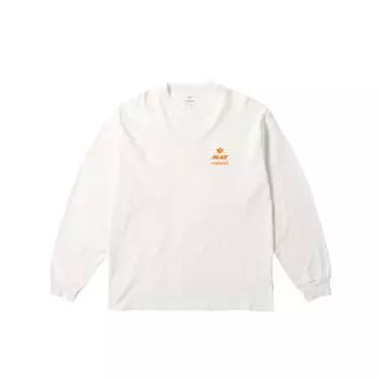 Palace Белый унисекс-топ с длинными рукавами X Maharishi Shaolin Tag P28MHES001 M