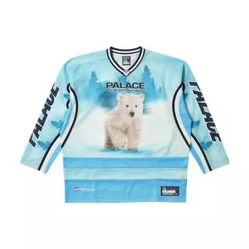 Palace Синие футболки унисекс Brighter Alternative Hockey Jersey P25ES070 L