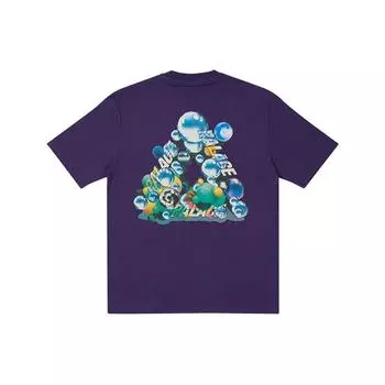 Palace Bubbling T-Shirt Unisex Tops Purple P21TS203 S