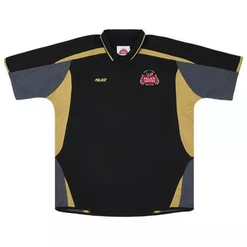 Palace Черные топы-поло унисекс X Stella Artois Tech P26STES001 M