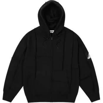 Palace Черный топ унисекс Patch Me Up с капюшоном и молнией P27CS115 M