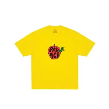 Palace Футболка Bad Apple Большая Желтая Унисекс Топы P28TS217 M