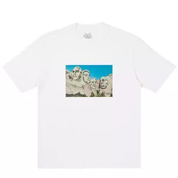 Palace Футболка Chiz Face белая унисекс-топы P26TS130 XL