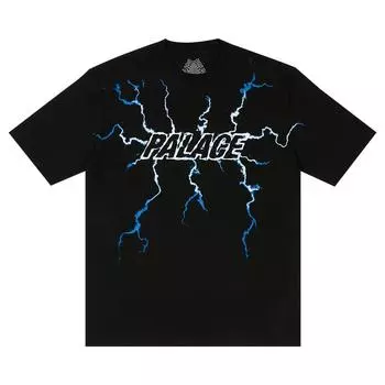 Palace Футболка Fully Charged черная унисекс-топы P25TS239 L