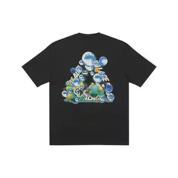 Palace Футболка FW21 Bubbling Футболки унисекс Черные P21TS196 XL