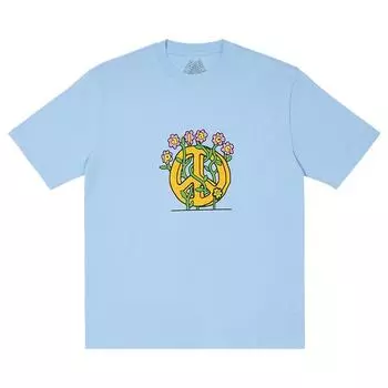 Palace Футболка Grower Fresh Air, топы унисекс, синяя P26TS090 XL