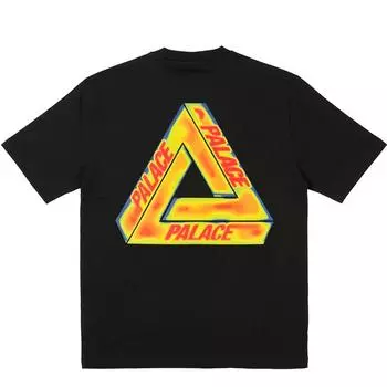 Palace Футболка Heat Sensi Черные топы унисекс P26TS185 S