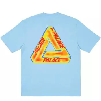Palace Футболка Heat Sensi Fresh Air, топы унисекс, синяя P26TS186 L