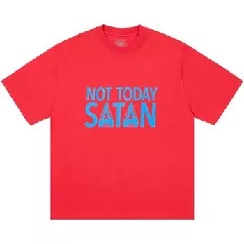 Palace Футболка Nicht Today Томатно-красный Унисекс Топы P27TS286 L