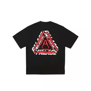Palace Футболка P3 Lean, черная, унисекс, топы P28TS036 M