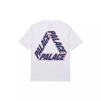 Palace Футболка P3 Team с принтом логотипа на спине, унисекс, темно-белая, P19TS236 L